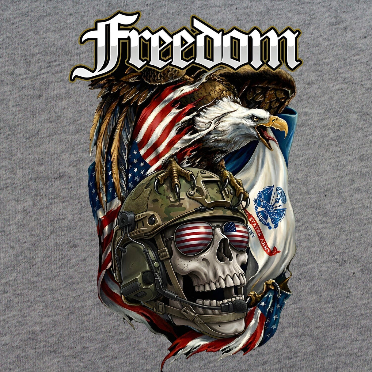 Freedom Skull T-Shirt Shirts