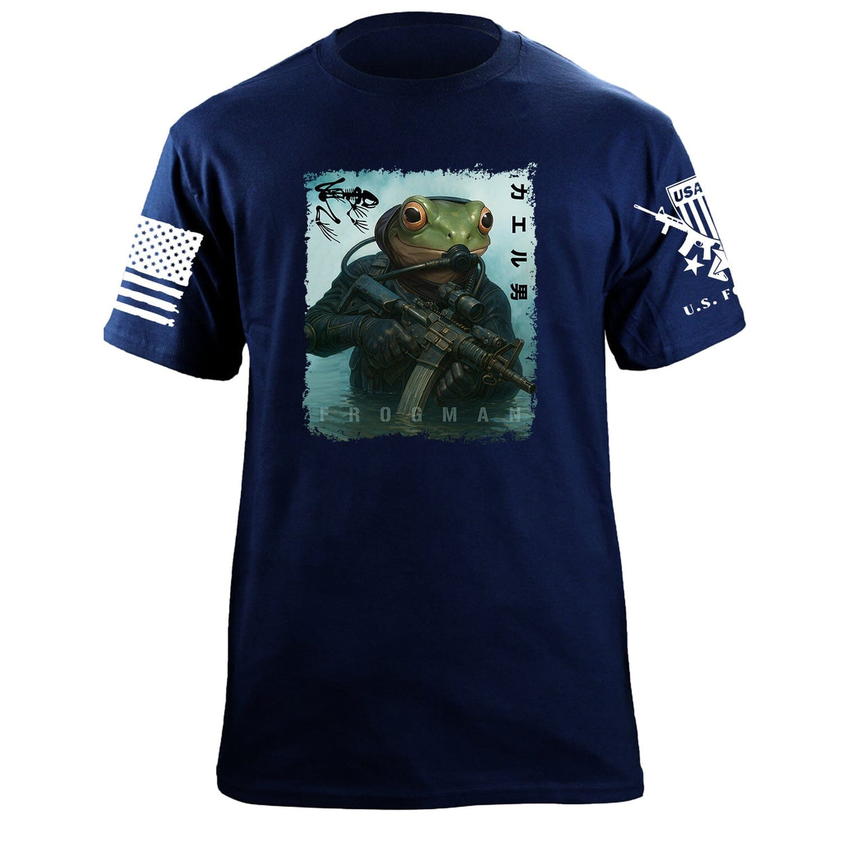 Frogman T-Shirt Shirts 87382-S-NAVY