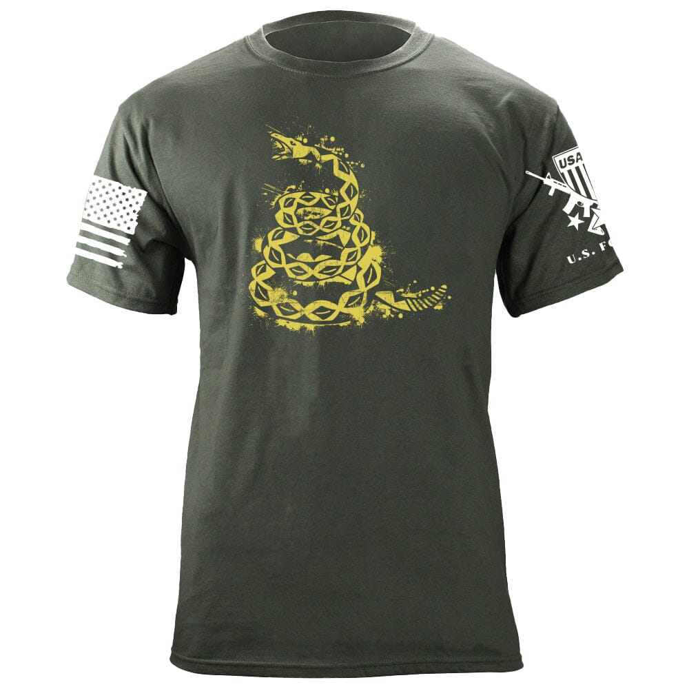 Gadsden Snake Splatter T-Shirt Shirts 87102-3XL-MG