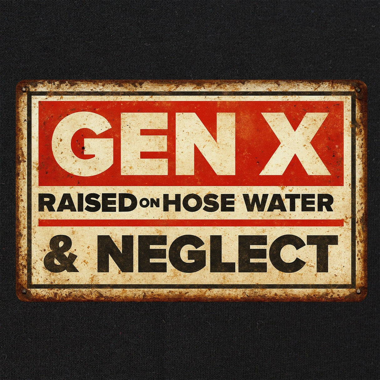 Gen X Distressed T-Shirt Shirts