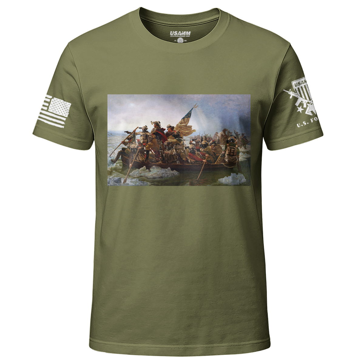 George Washington Crossing The Delaware Operators Tshirt