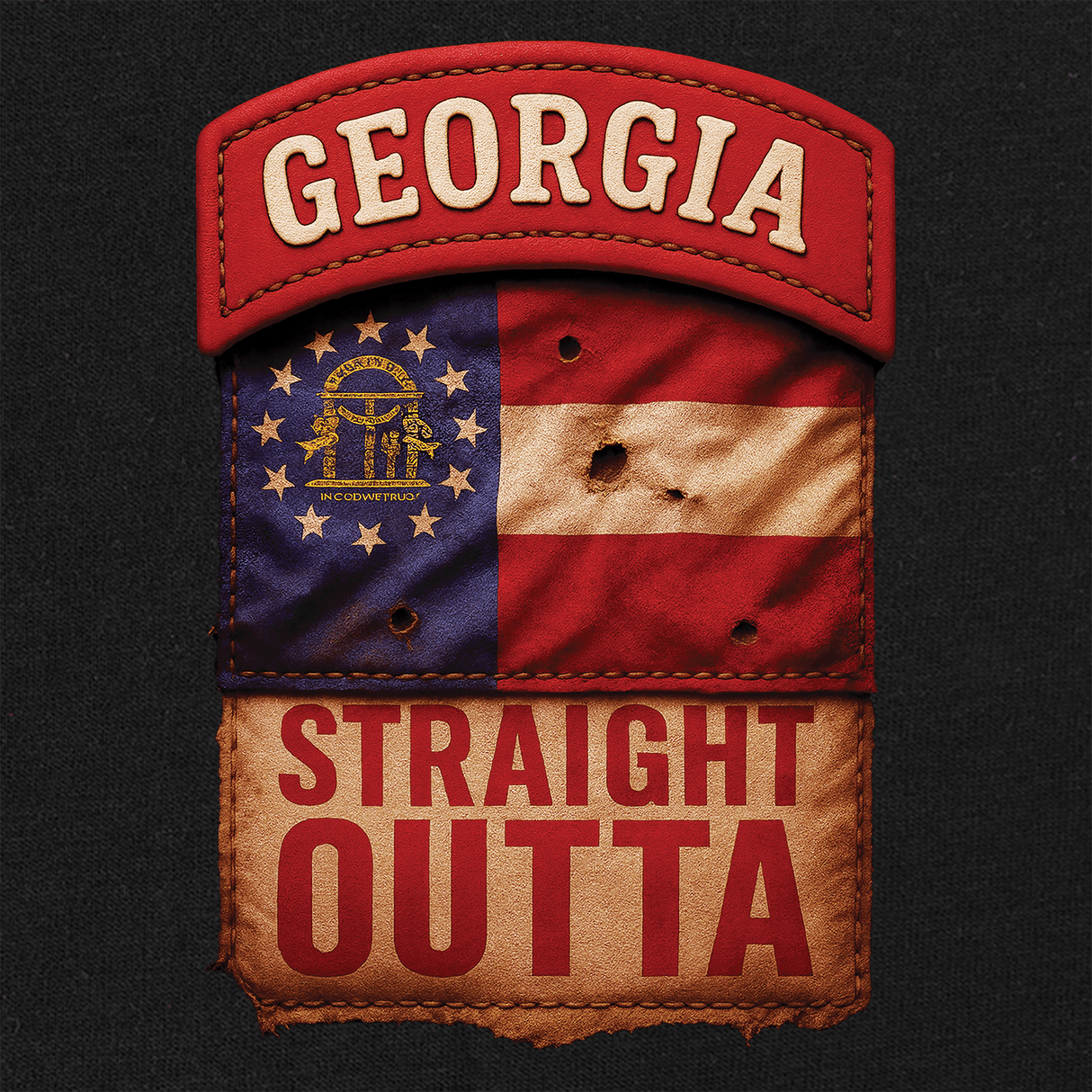 State Tab Shirt: Georgia Shirts