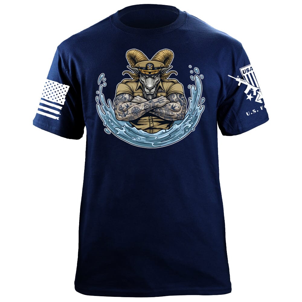 Captain GOAT T-Shirt Shirts 88122-S-NAVY