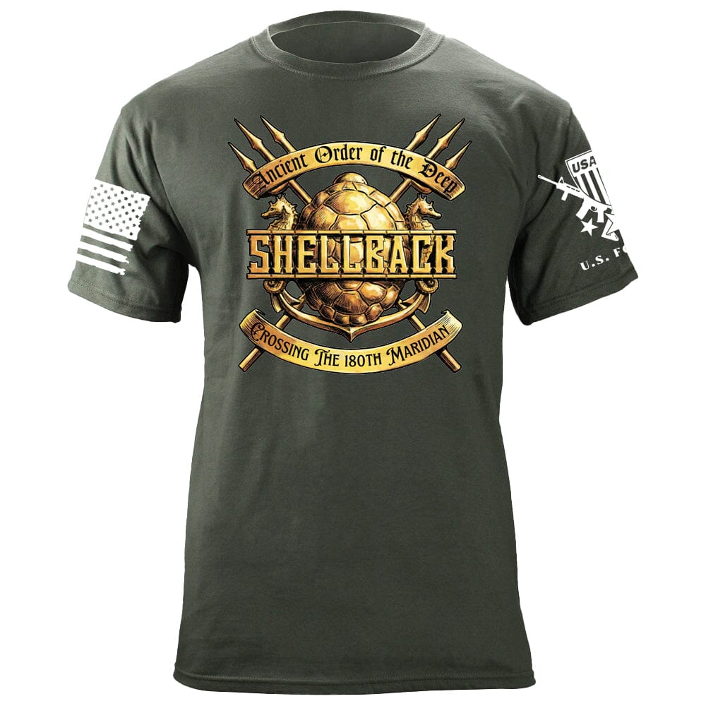 Gold Shellback T-Shirt Shirts 88077-S-MG