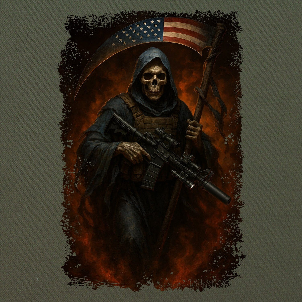 Grim Reaper USA T-Shirt Shirts