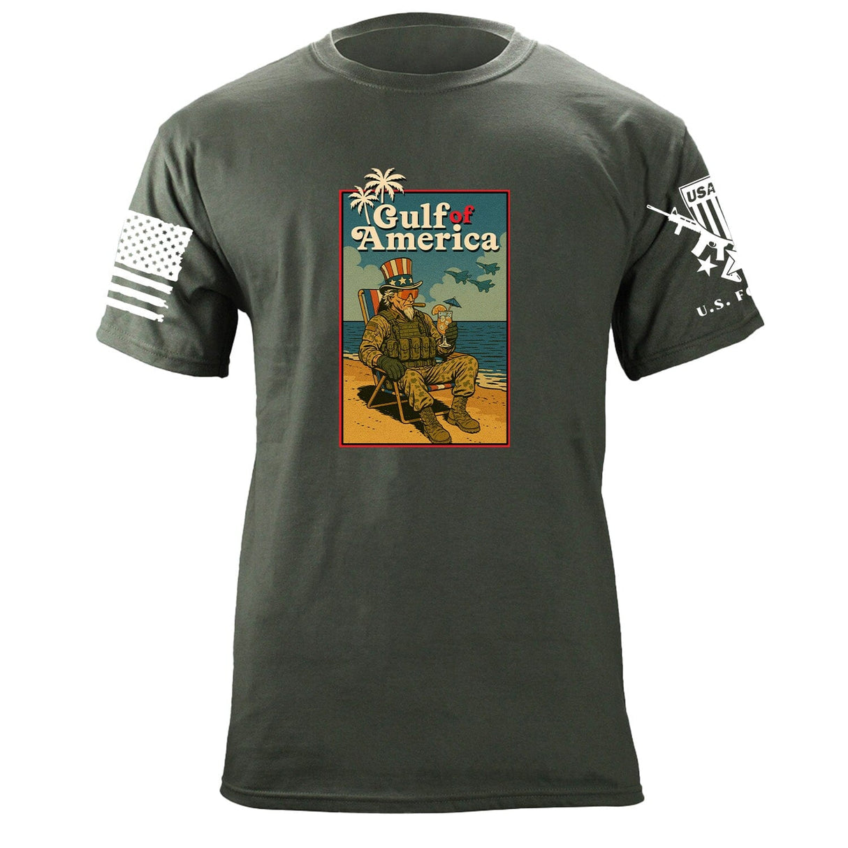 Gulf of America T-Shirt Shirts 87354-S-MG