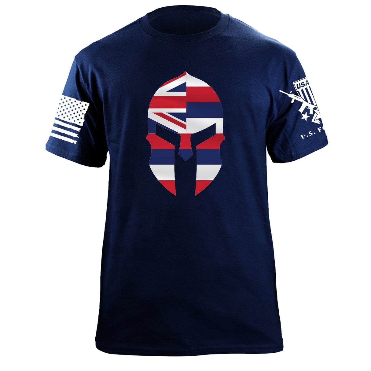 Hawaii Spartan T-Shirt Shirts 87474-S-NAVY