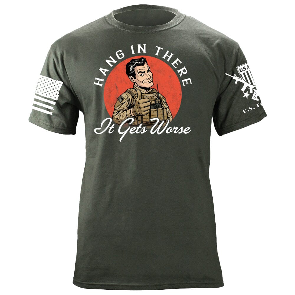 Hang in There T-Shirt Shirts 88058-S-MG