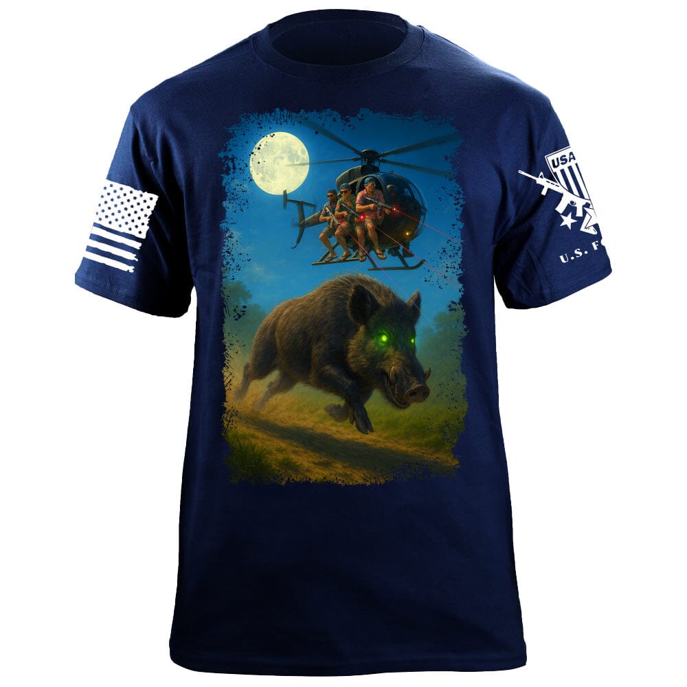 Hog Hunting Bros T-Shirt Shirts 88187-S-NAVY