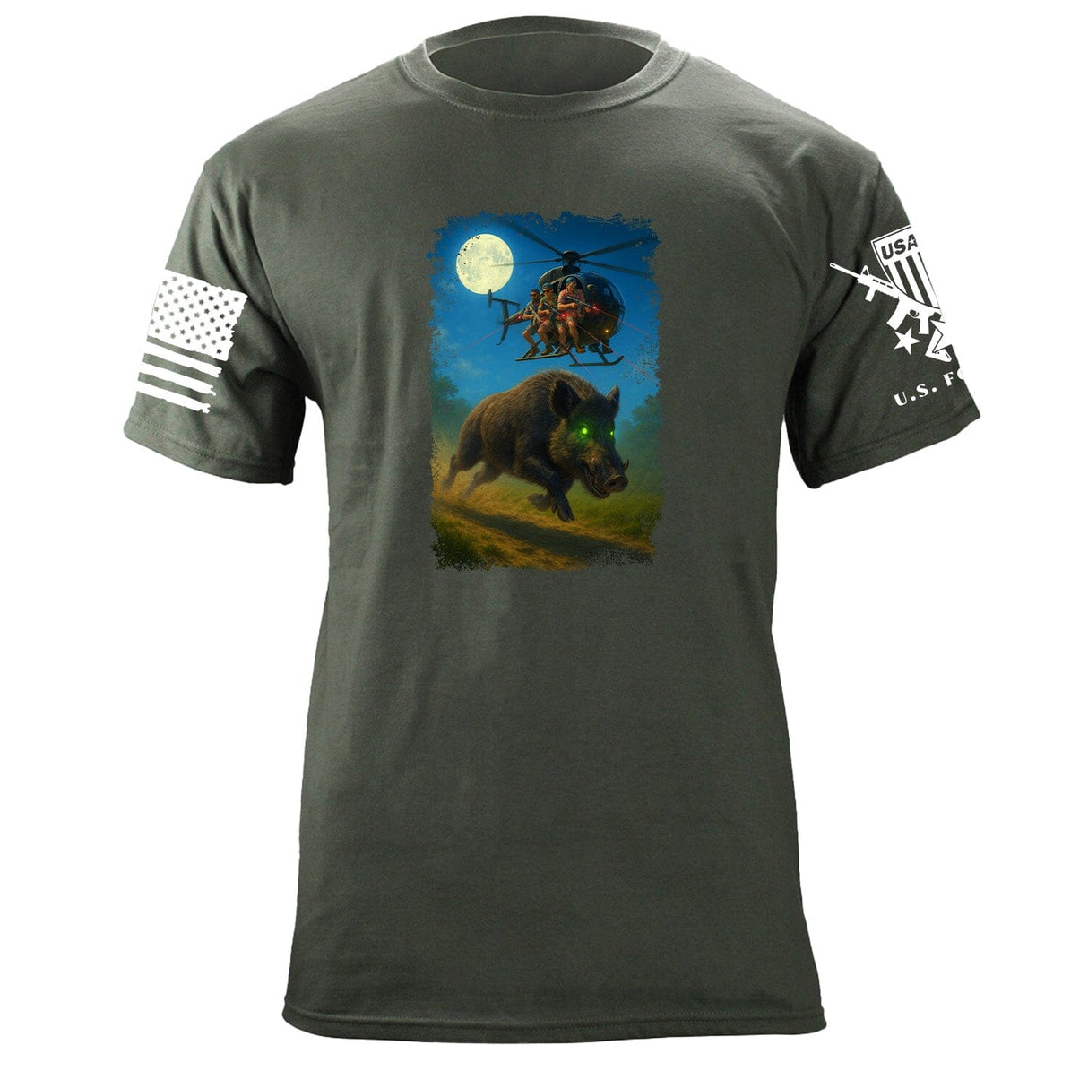 Hog Hunt Boogaloo T-Shirt Shirts 87426-S-MG
