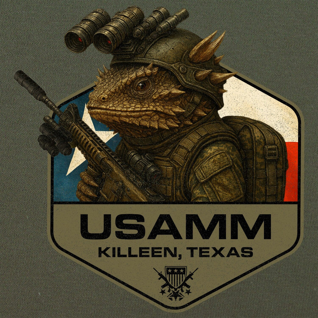 Horned Toad Operator Polygon Texas T-Shirt Shirts