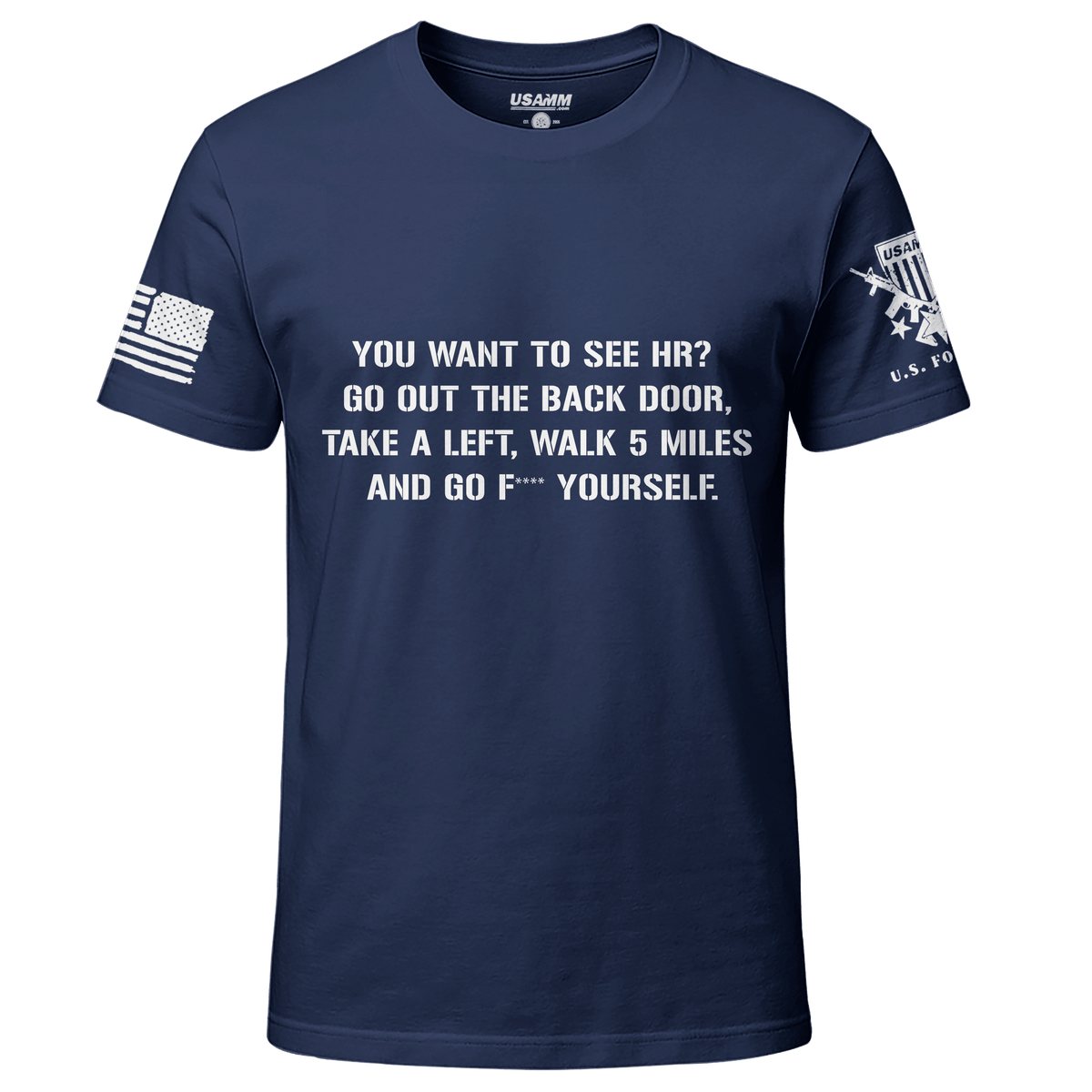 Human Resources T-Shirt Shirts 88231-S-NAVY