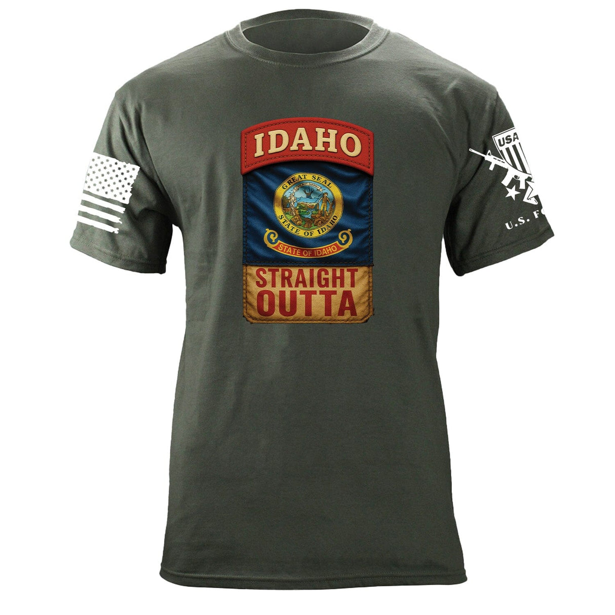 State Tab Shirt: Idaho Shirts 86400-S-MG