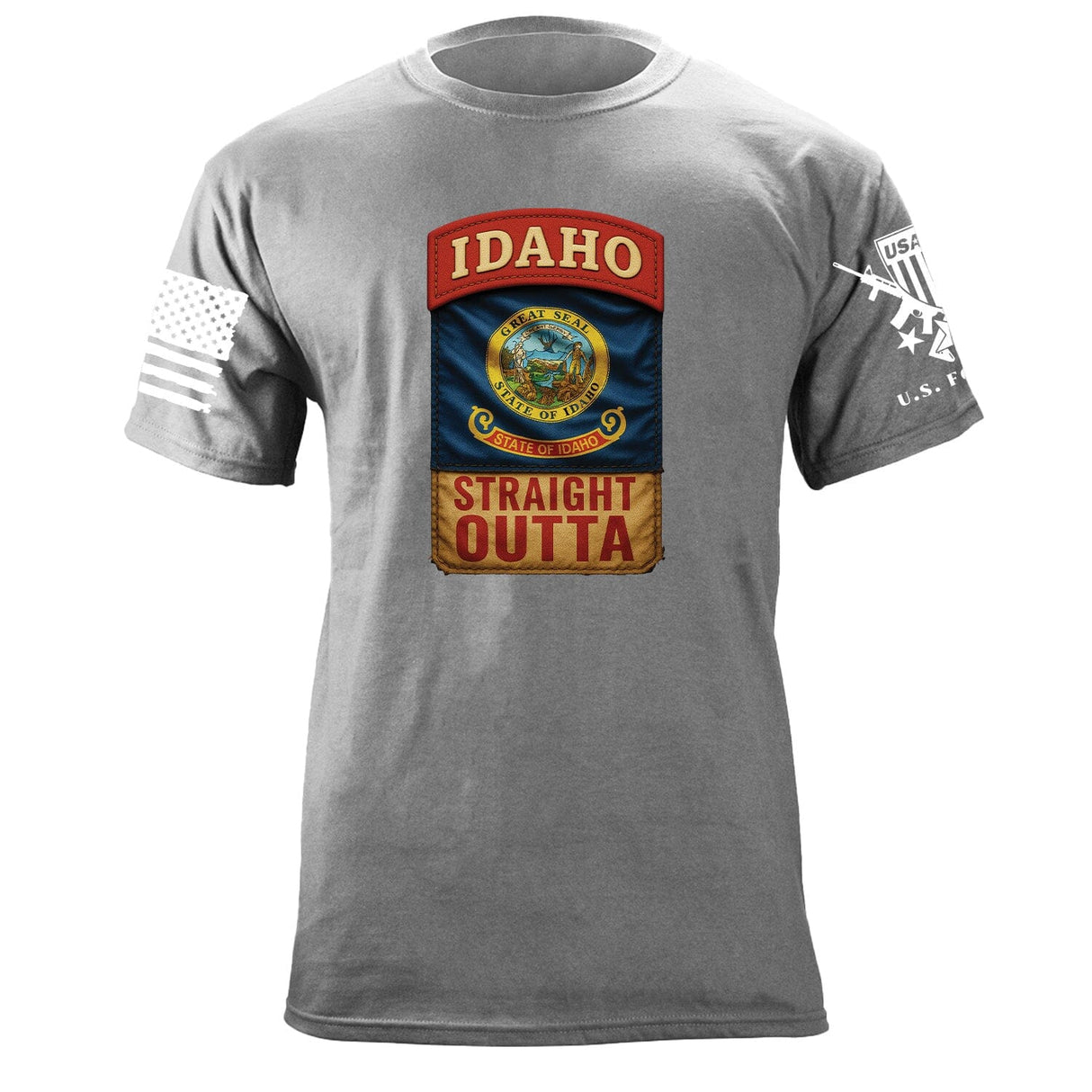 State Tab Shirt: Idaho Shirts 86400-S-HG
