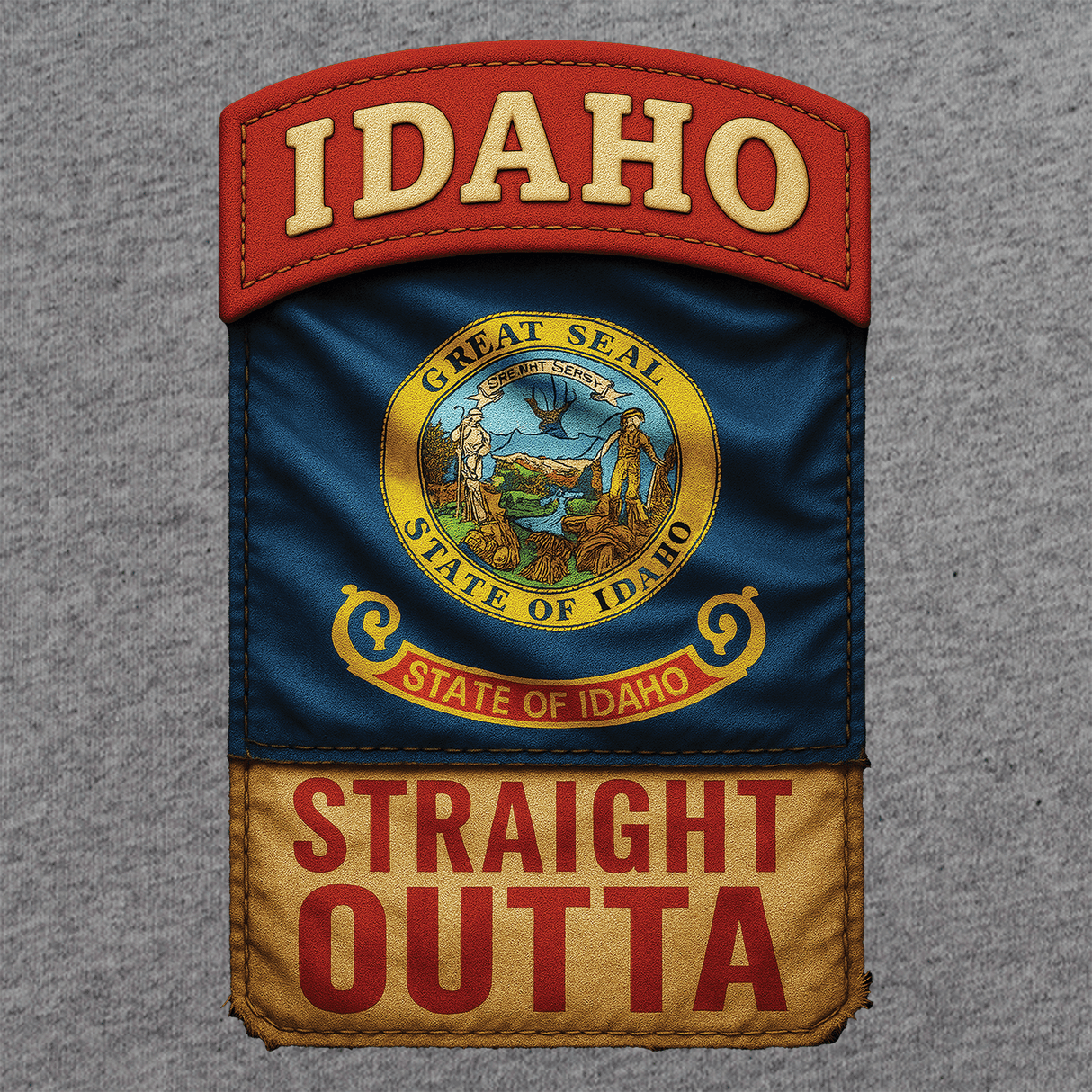State Tab Shirt: Idaho Shirts
