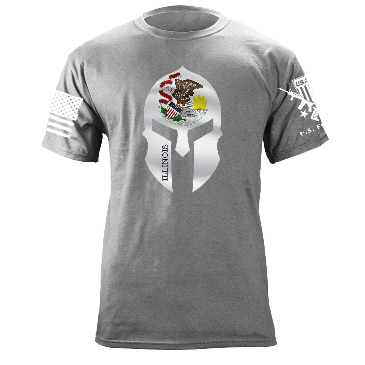 Illinois Spartan T-Shirt Shirts 87476-S-HG