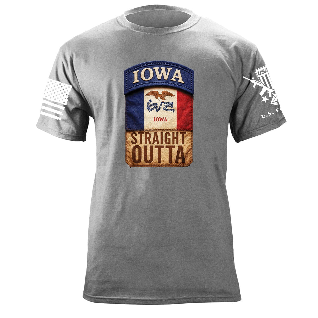 State Tab Shirt: Iowa Shirts 86402-S-HG