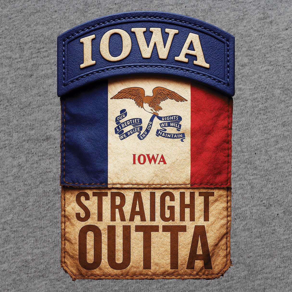 State Tab Shirt: Iowa Shirts