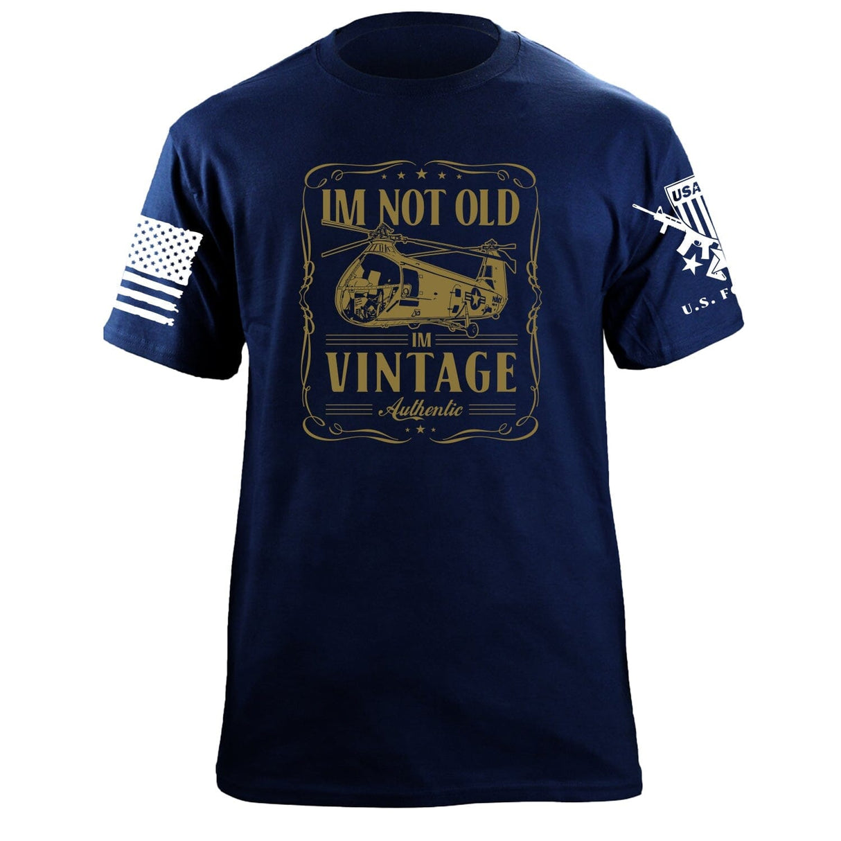 Im Not Old Im Vintage Retriever T-Shirt Shirts 87212-S-NAVY