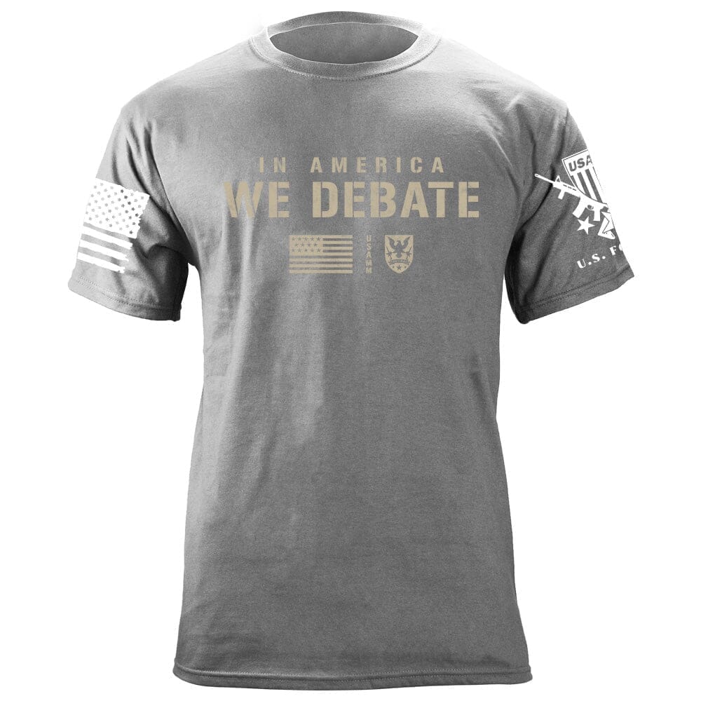In America We Debate T-Shirt Shirts 87336-S-HG