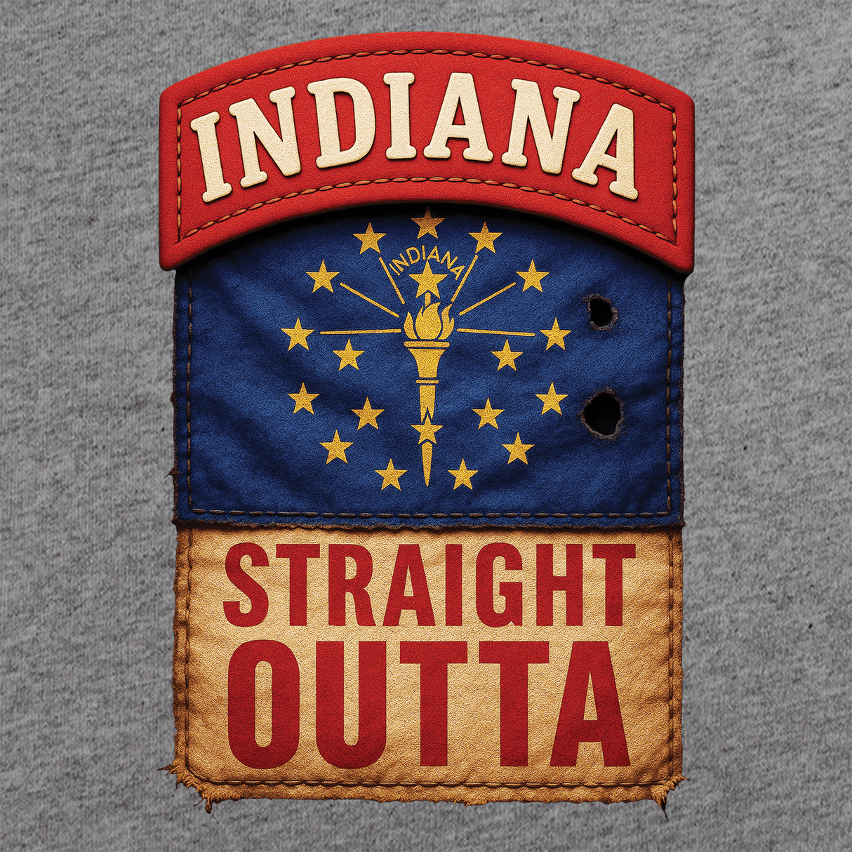 State Tab Shirt: Indiana Shirts