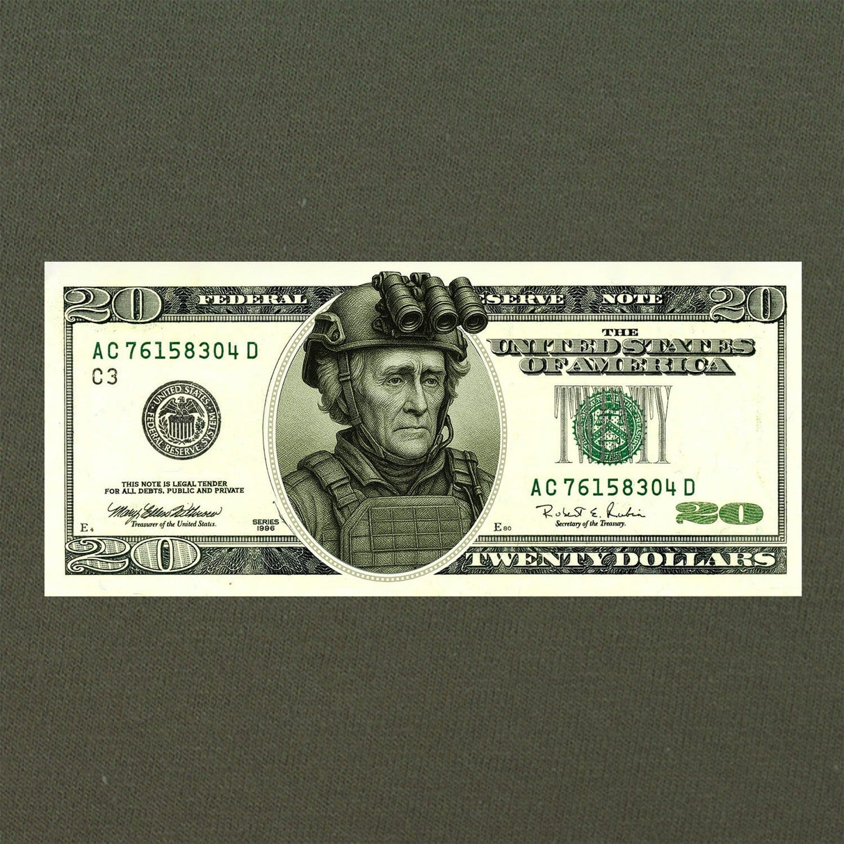 Jackson 20 Dollar Bill T-Shirt Shirts