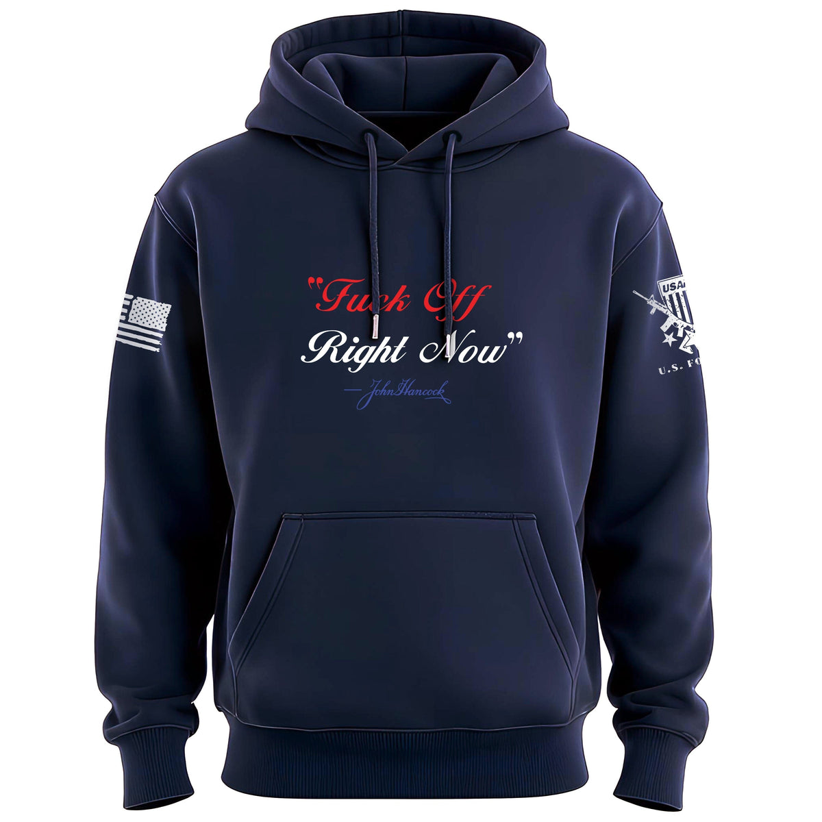 John Hancock US Colors Hoodie Hoodies 100135-S-NAVY