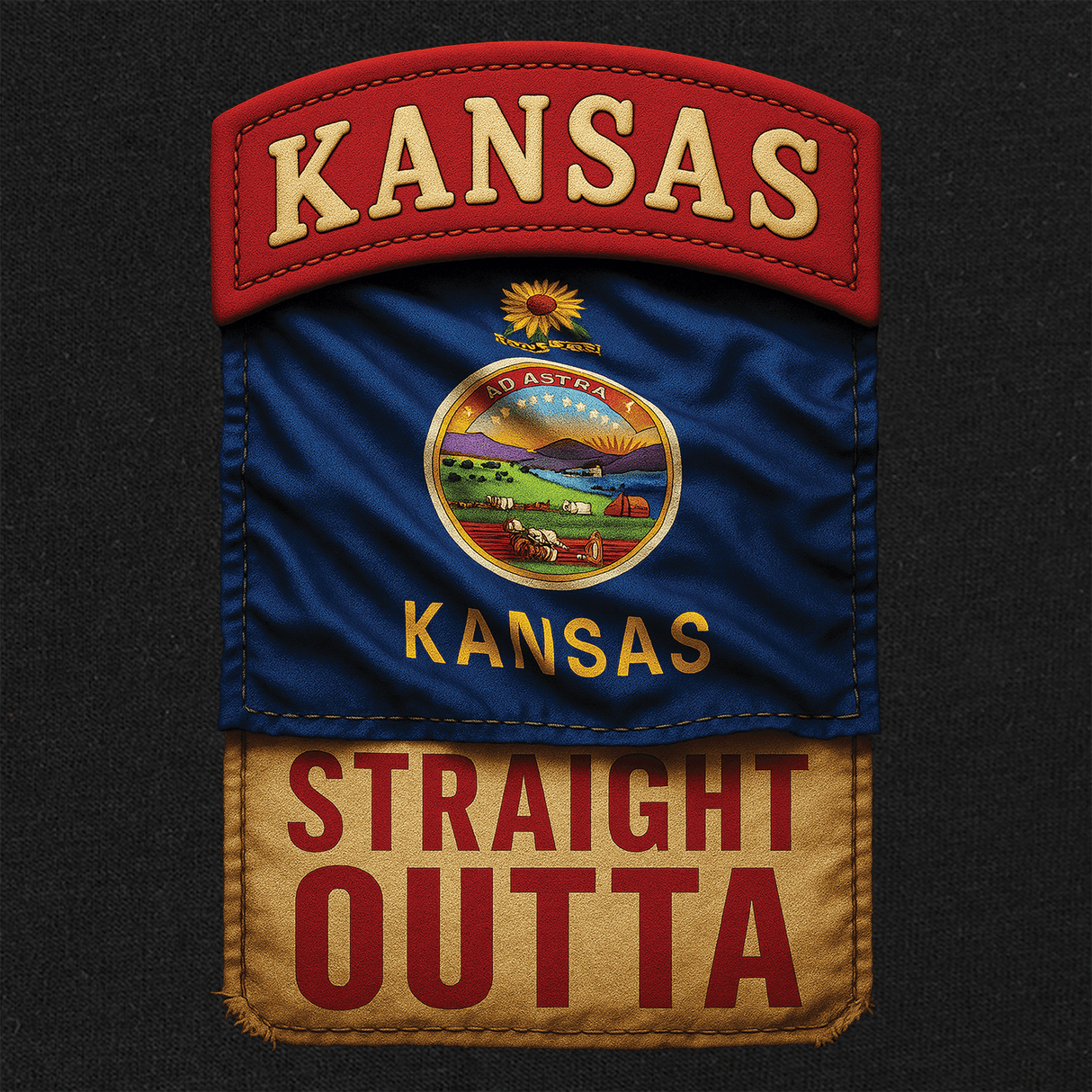 State Tab Shirt: Kansas Shirts