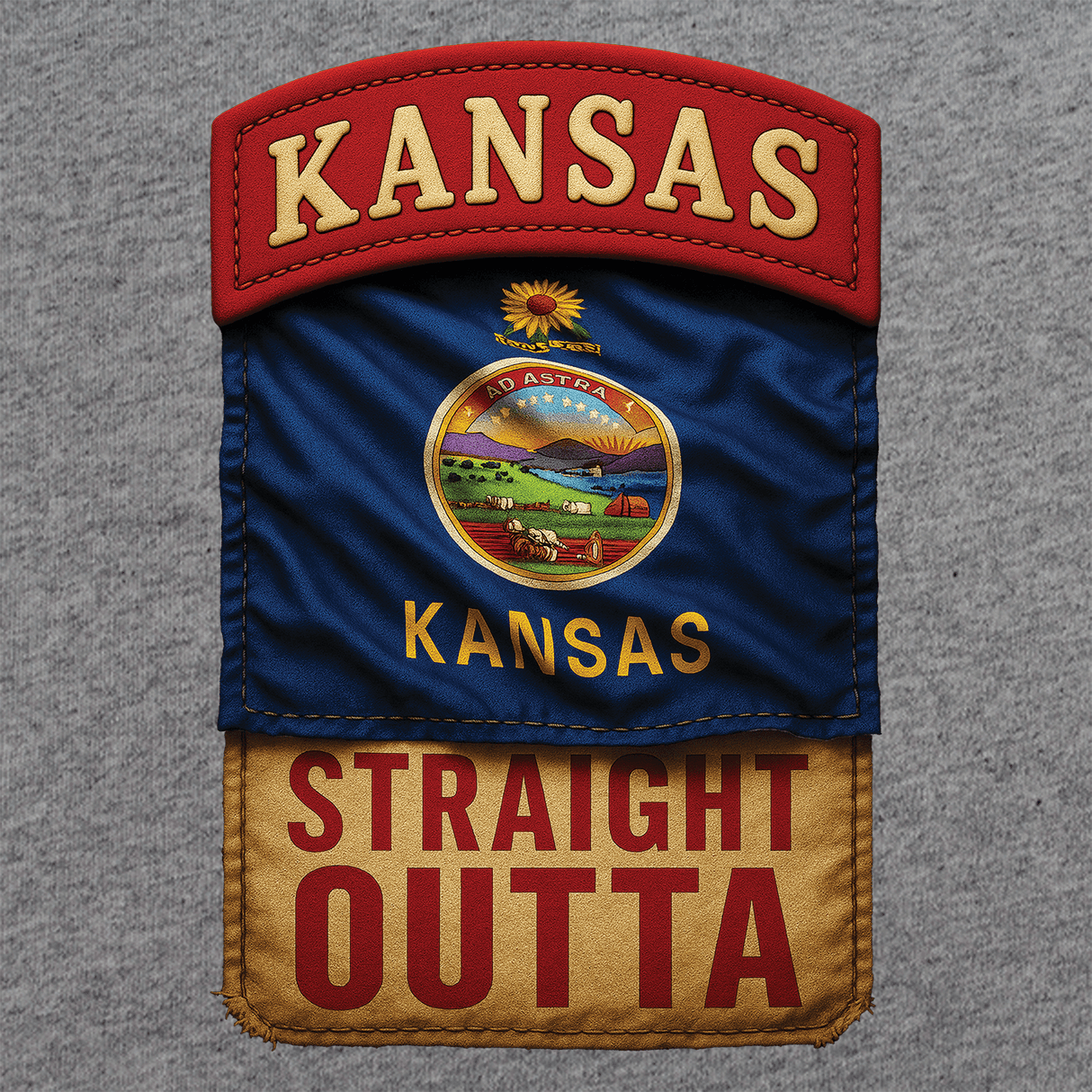 State Tab Shirt: Kansas Shirts