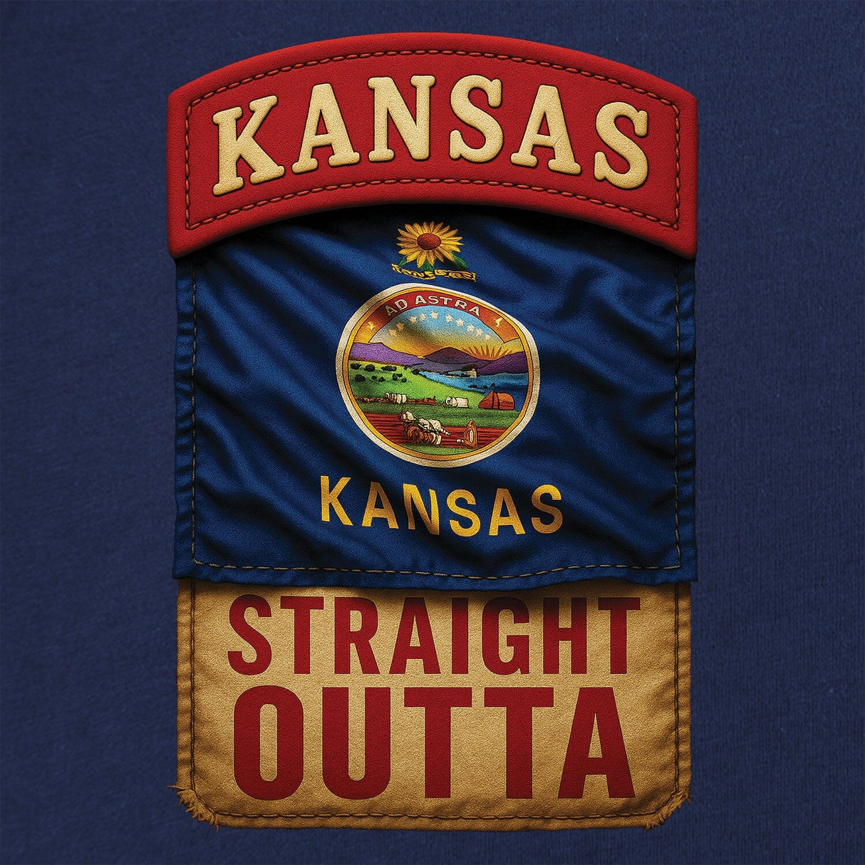 State Tab Shirt: Kansas Shirts
