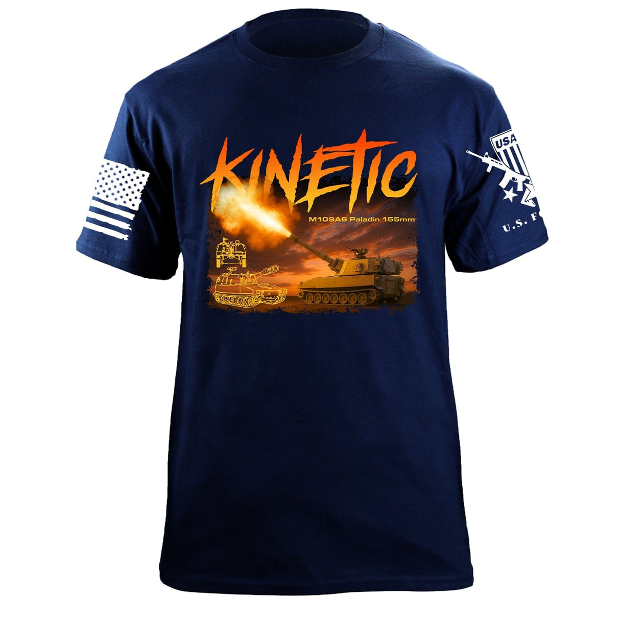 Kinetic T-Shirt Shirts 87431-S-NAVY