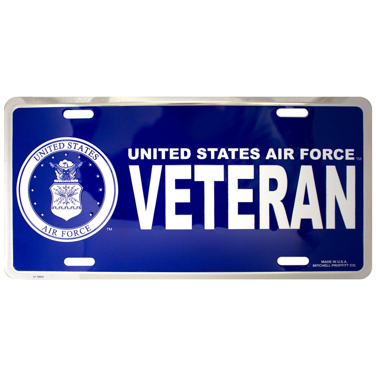 Air Force Veteran Blue License Plate License Plates