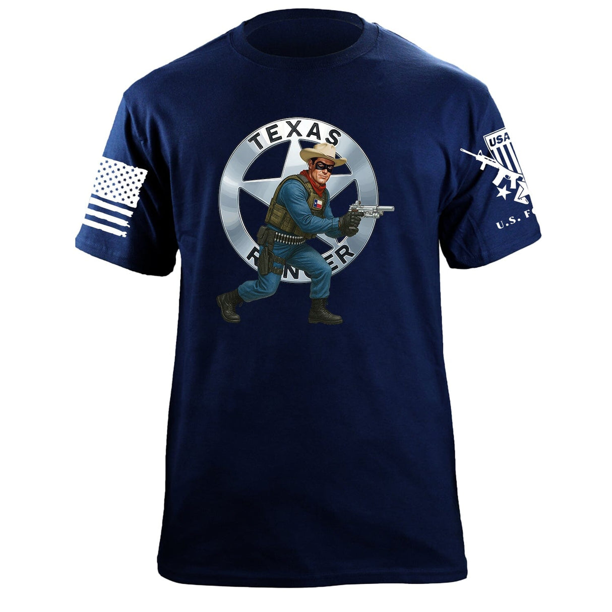 Lone Ranger T-Shirt Shirts 87391-S-NAVY