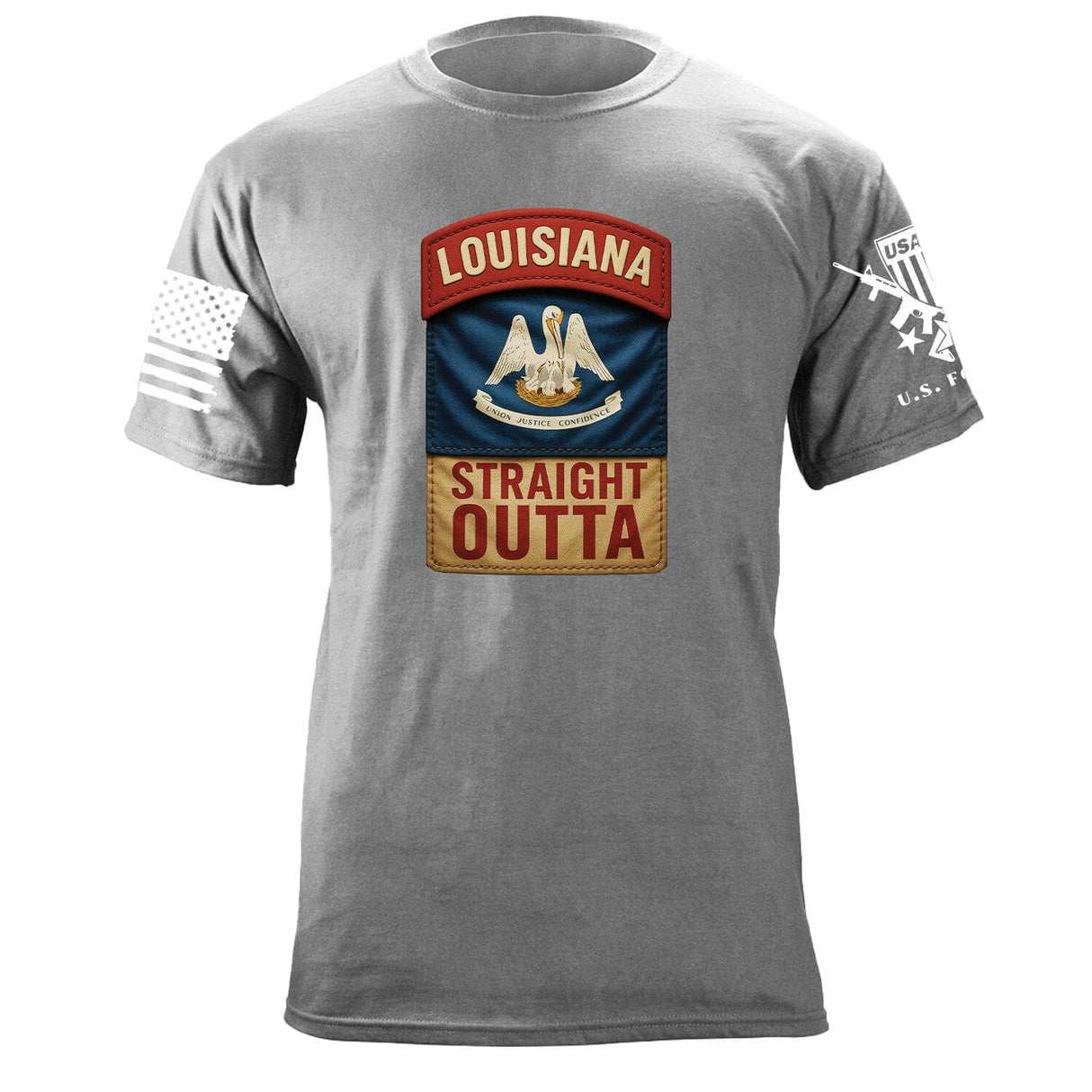 State Tab Shirt: Louisiana Shirts 86405-S-HG