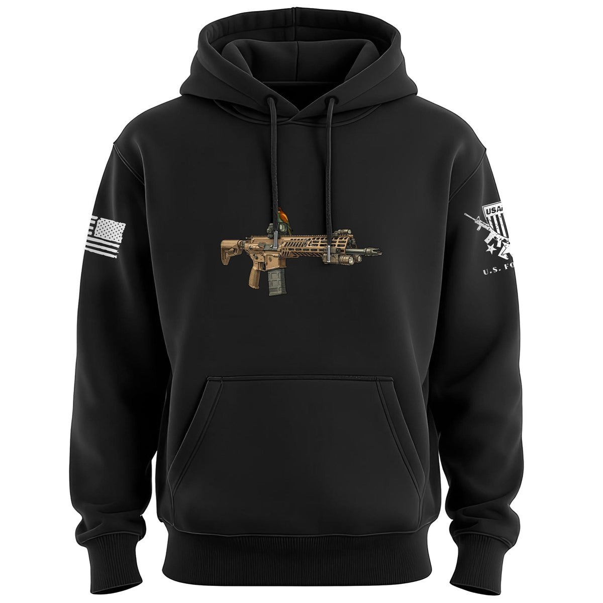 M7 Bird Hoodie Hoodies 100155-S-BK