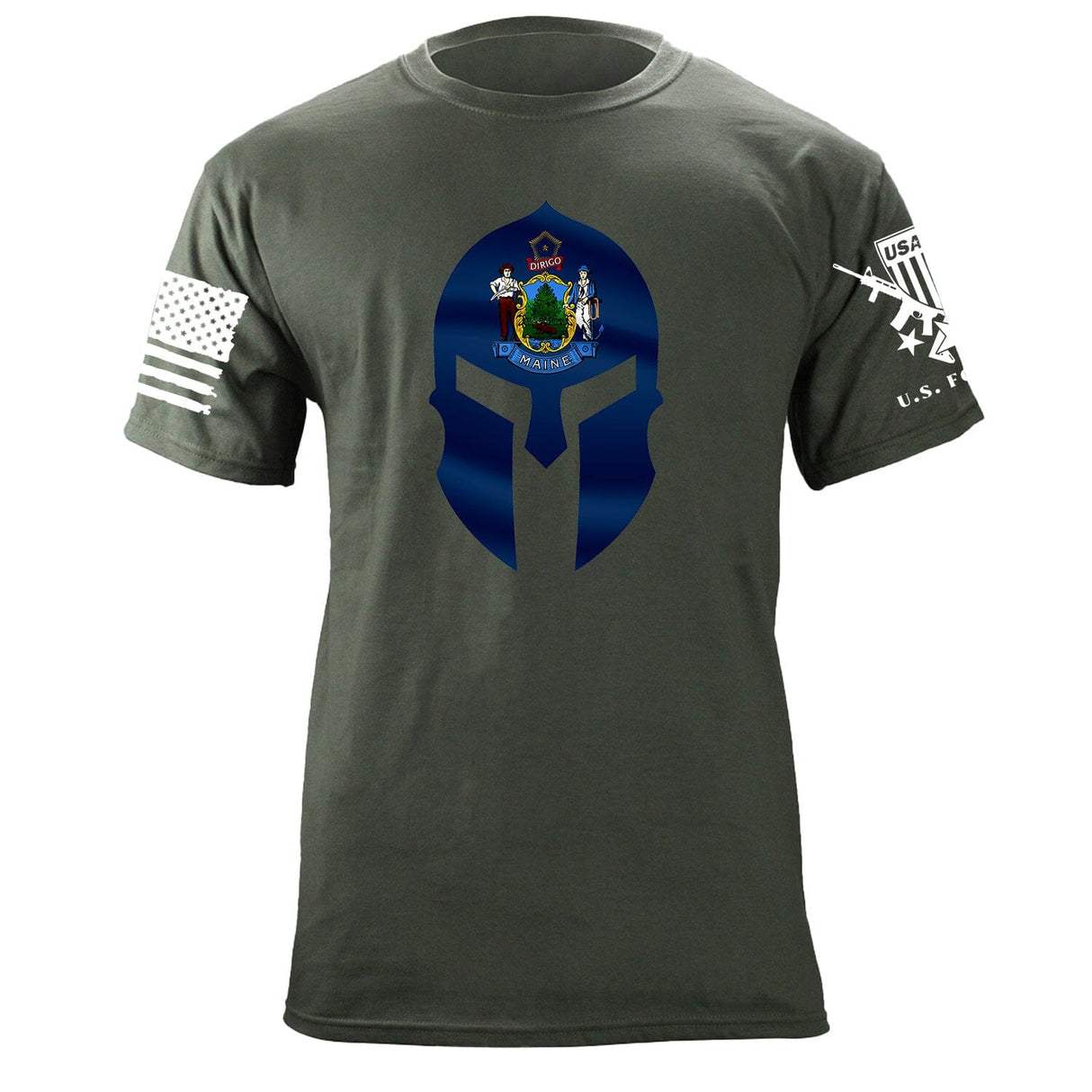 Maine Spartan T-Shirt Shirts 87482-S-MG