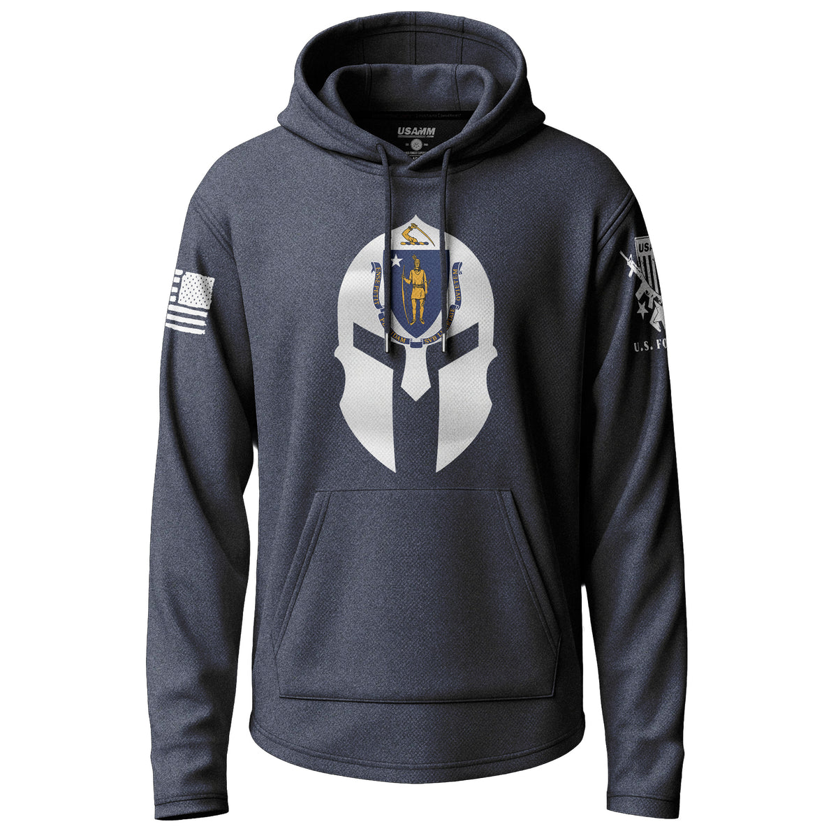 Massachusetts Spartan Lightweight Hoodie