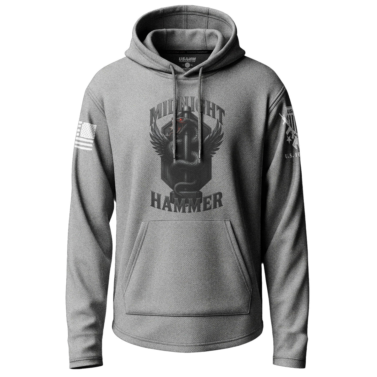 Midnight Hammer Snake - Metal Lightweight Hoodie