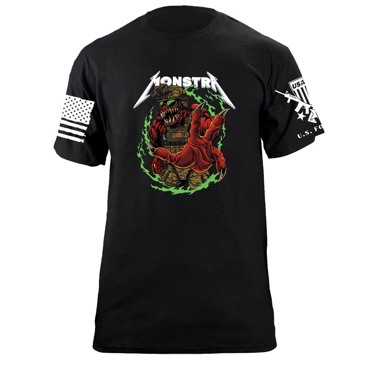 Monstra T-Shirt Shirts 87438-S-BK