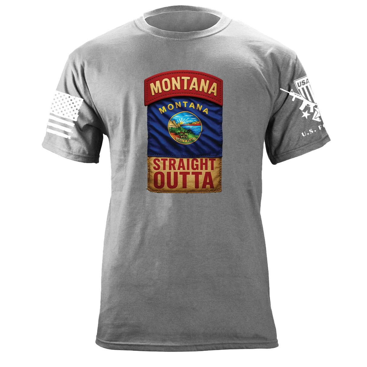 State Tab Shirt: Montana Shirts 86410-S-HG
