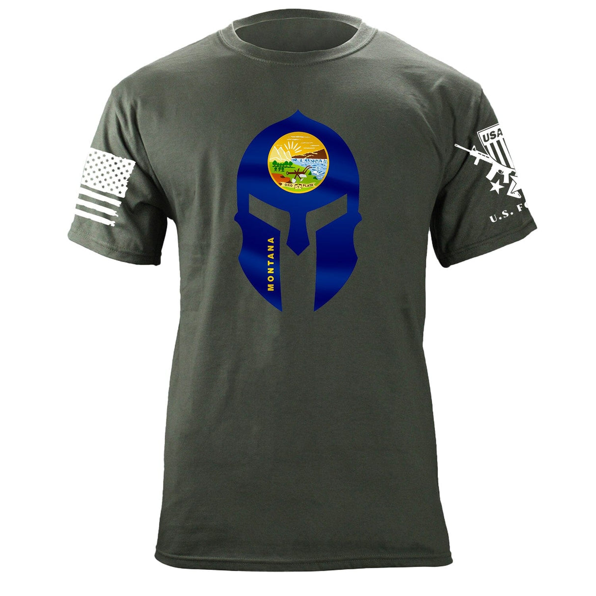 Montana Spartan T-Shirt Shirts 87989-S-MG