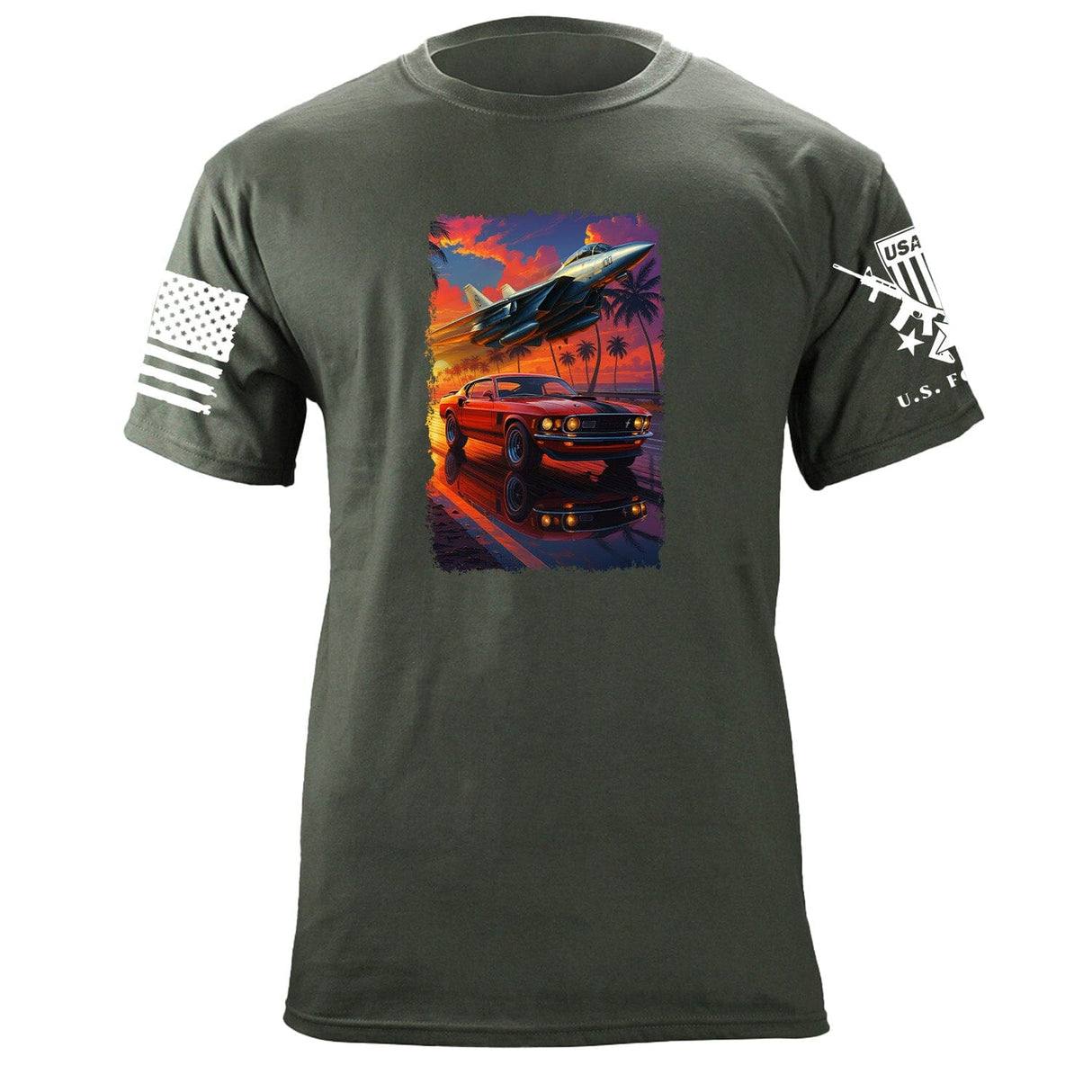 Mustang F14 T-Shirt Shirts 87439-S-MG