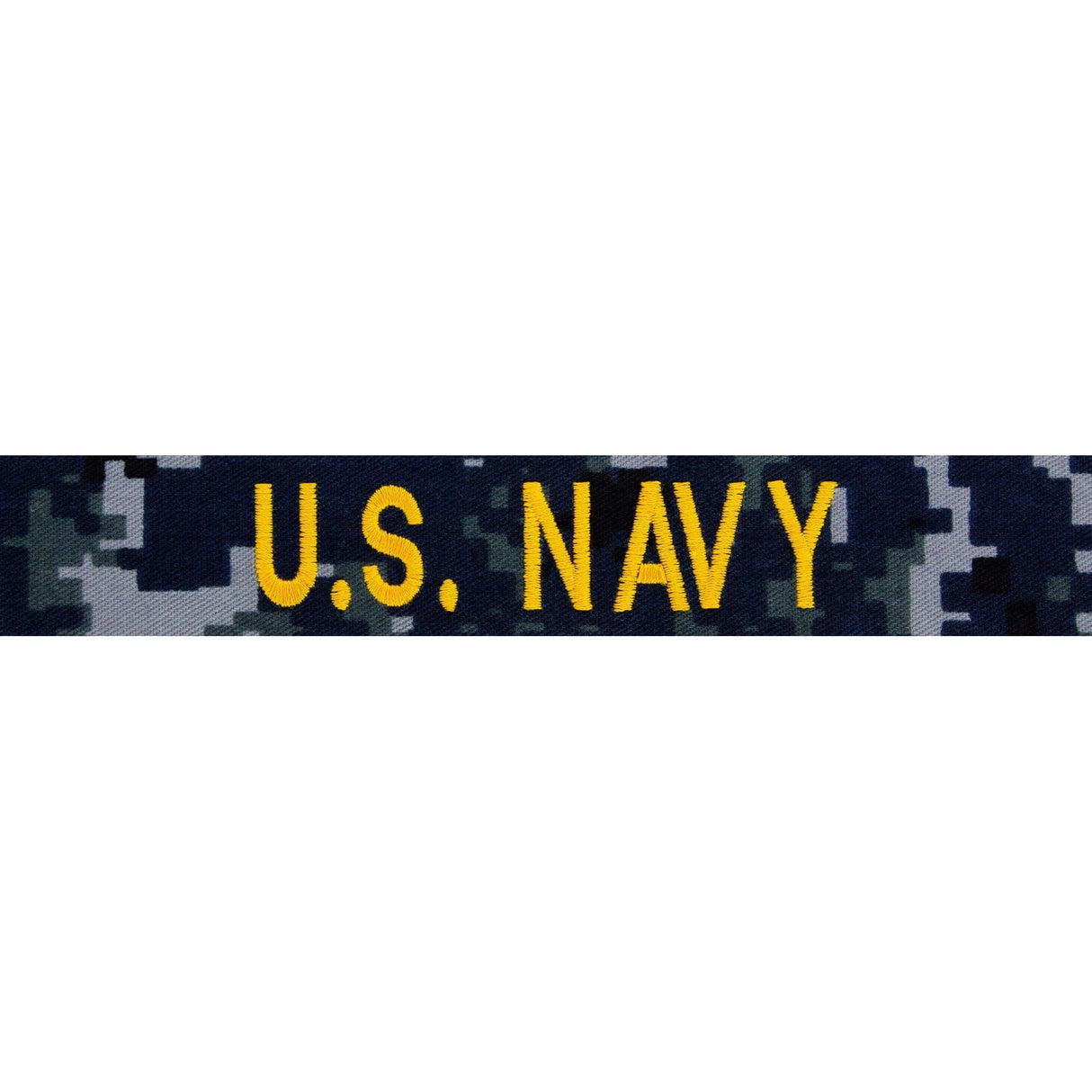 US Navy NWU I Gold Branch Tape Embroidered Name / Branch Tapes
