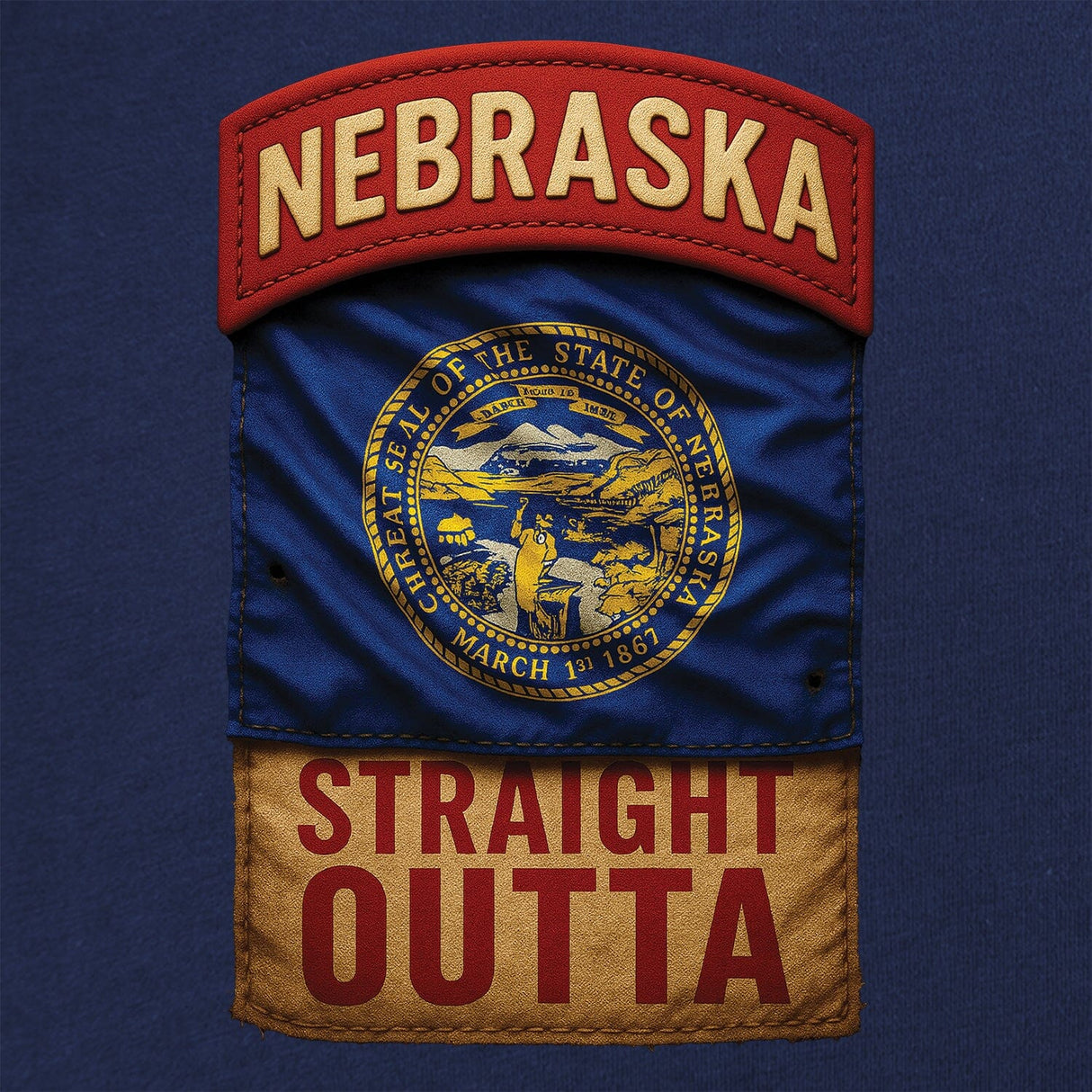 State Tab Shirt: Nebraska Shirts
