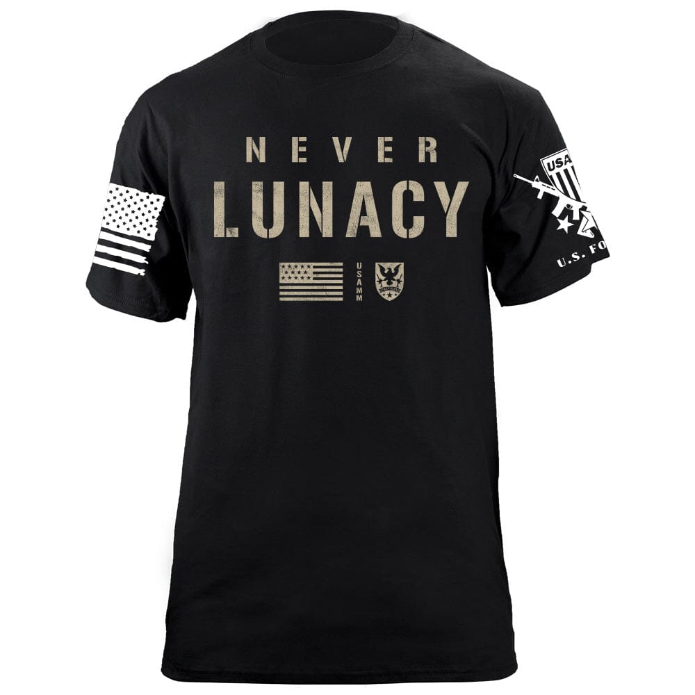 Never Lunacy T-Shirt Shirts 87337-S-BK