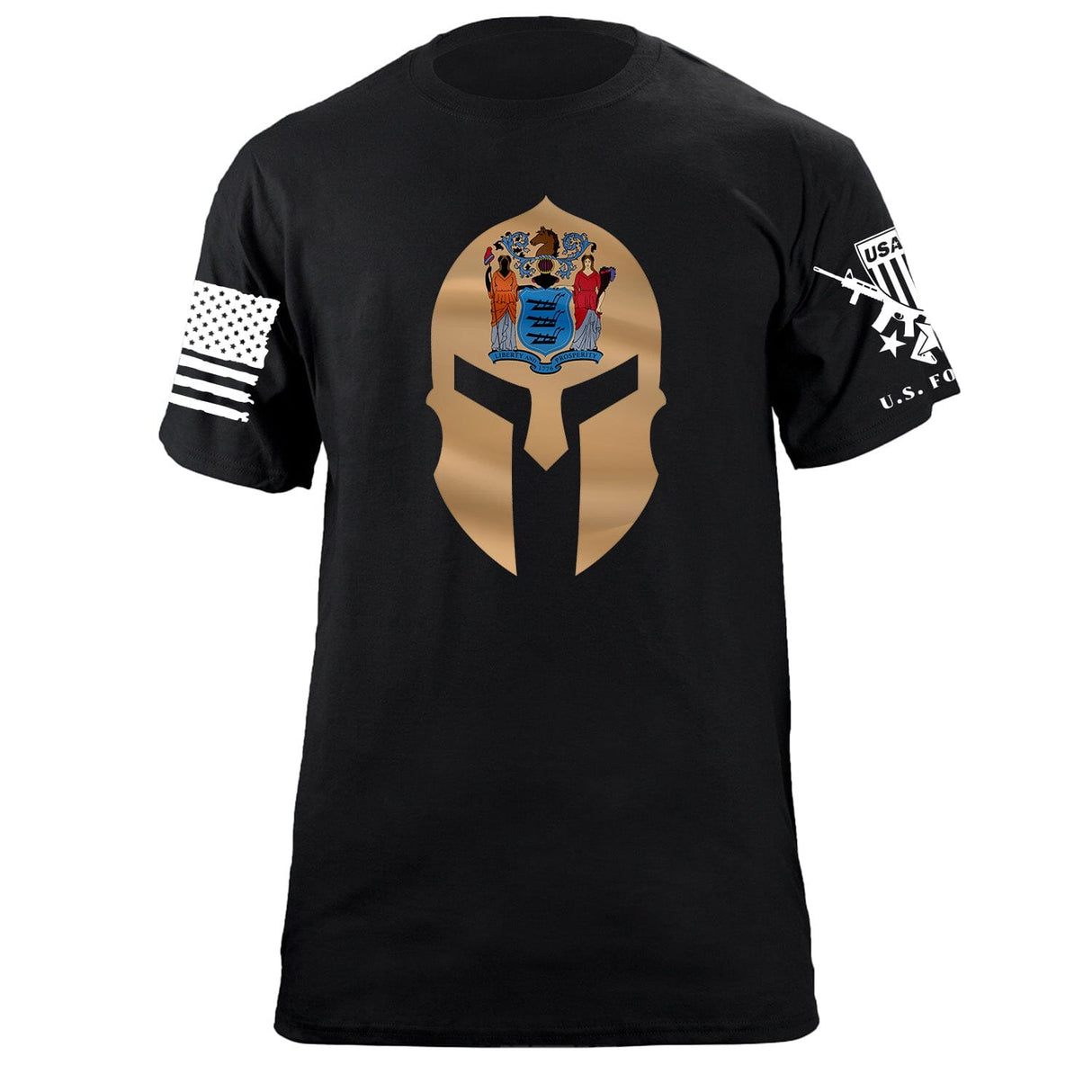 New Jersey Spartan T-Shirt Shirts 87992-S-BK