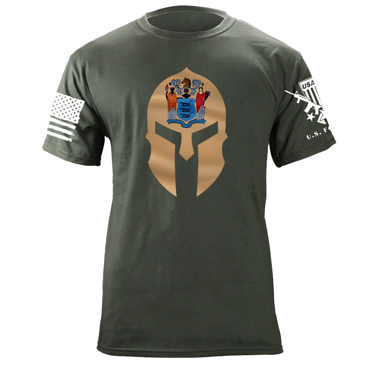 New Jersey Spartan T-Shirt Shirts 87992-S-MG