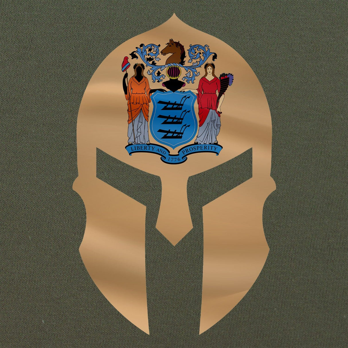 New Jersey Spartan T-Shirt Shirts