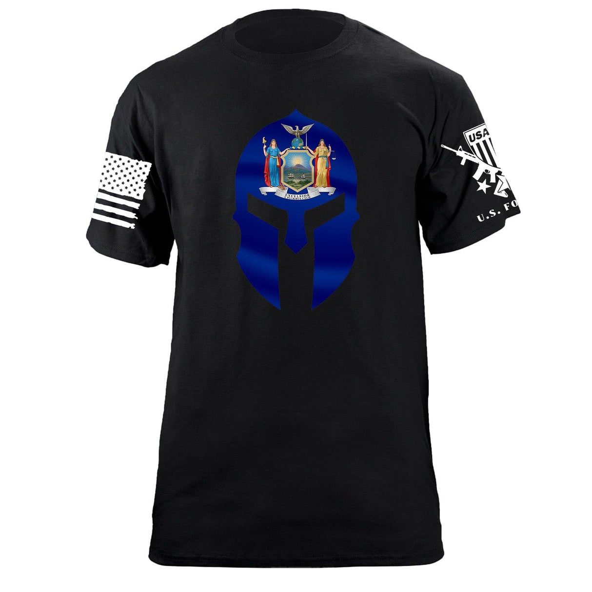 New York Spartan T-Shirt Shirts 87994-S-BK