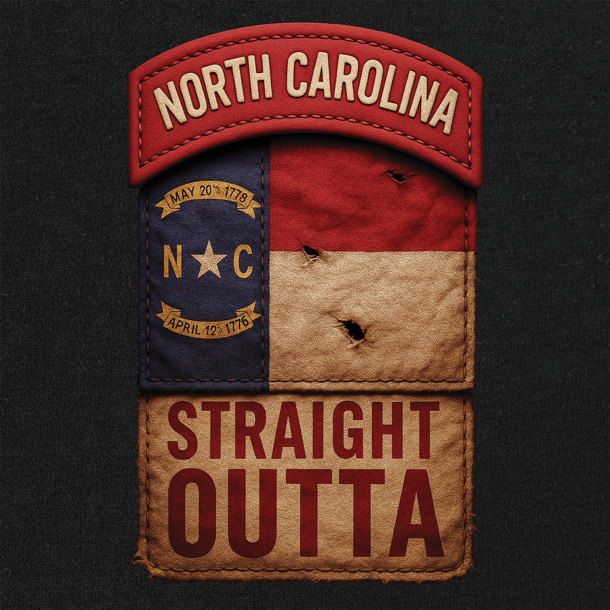 State Tab Shirt: North Carolina Shirts